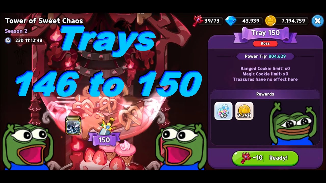 Cookie Run Kingdom - Tower Season 2 (Trays 146 to 150)
