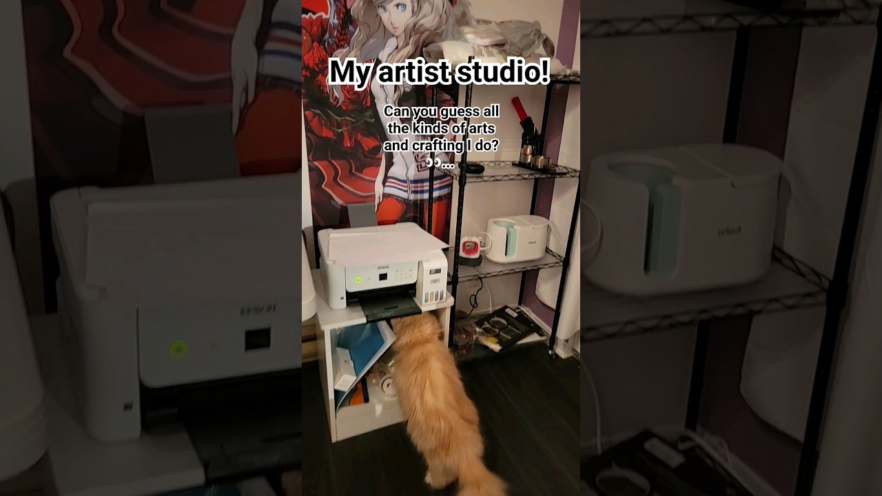 #artstudio #artroom #craftingroom #digitalartist #smallshop #stickershop #art