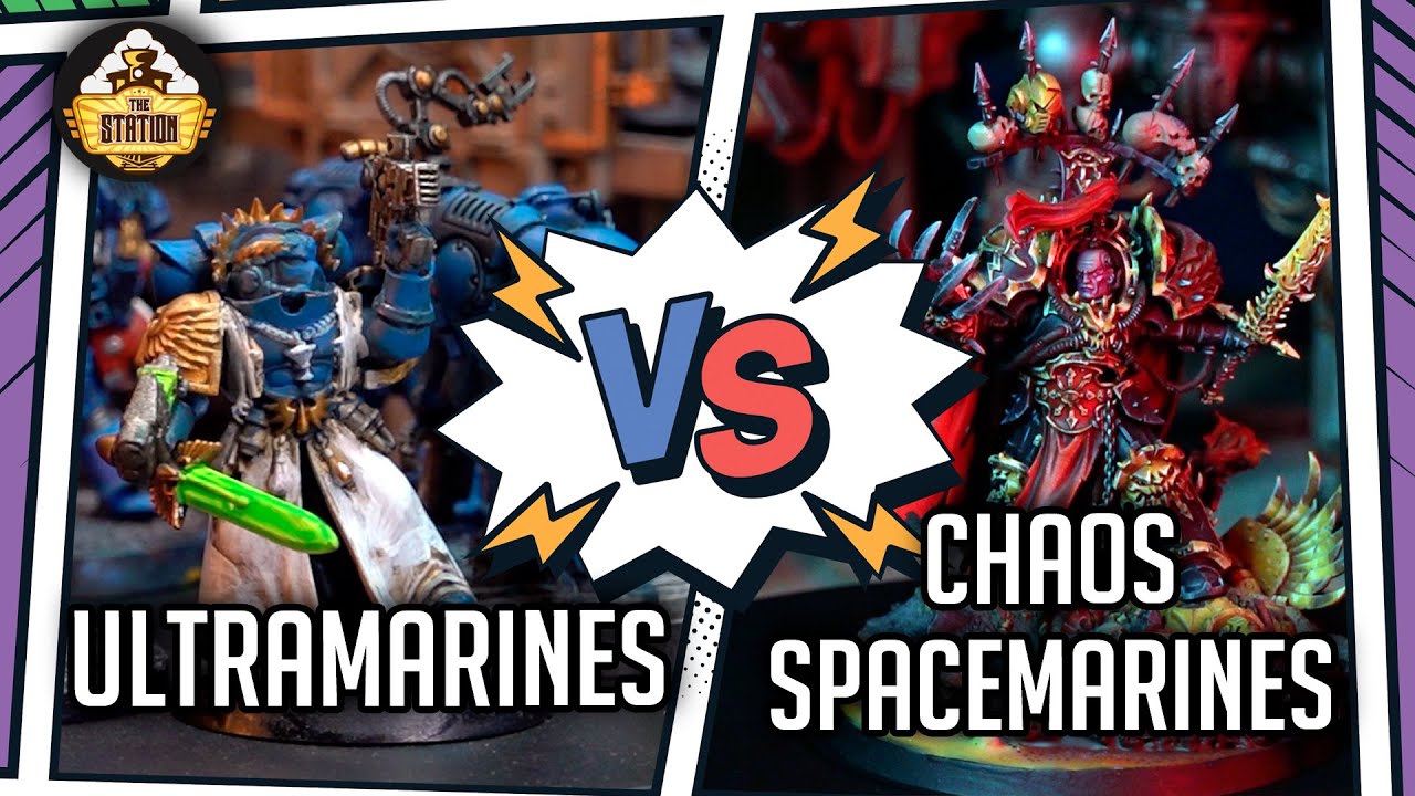 Ultramarines vs Chaos Space Marines I Battlereport | 2000pts I Warhammer 40000