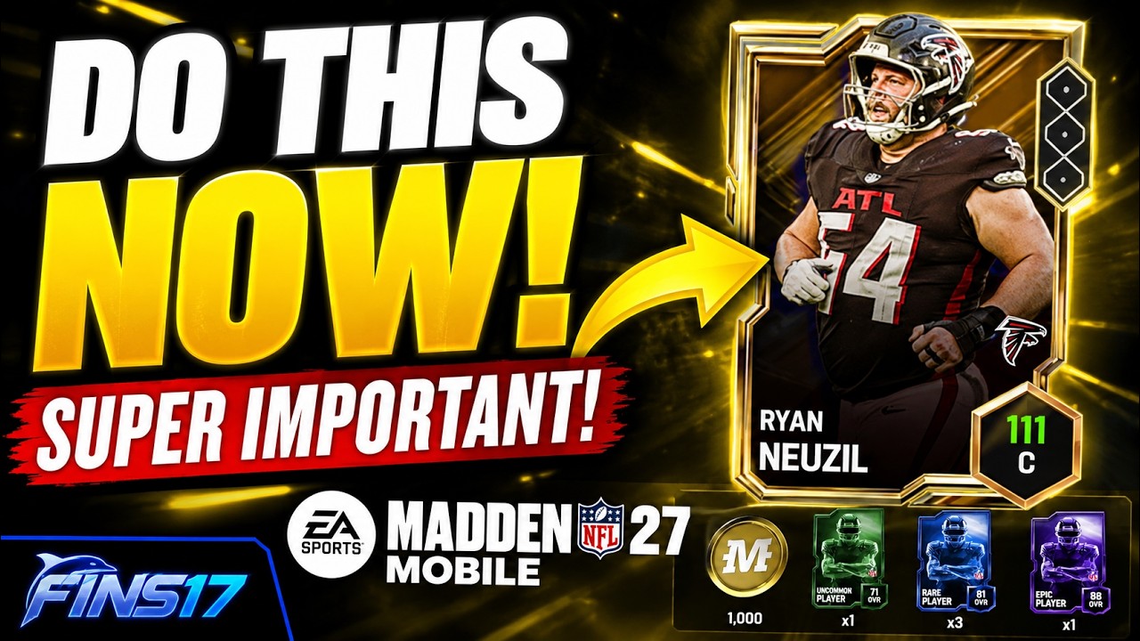 СДЕЛАЙТЕ ЭТО ПРЯМО СЕЙЧАС В MADDEN MOBILE 27! ОЧЕНЬ ВАЖНО! Madden Mobile 27