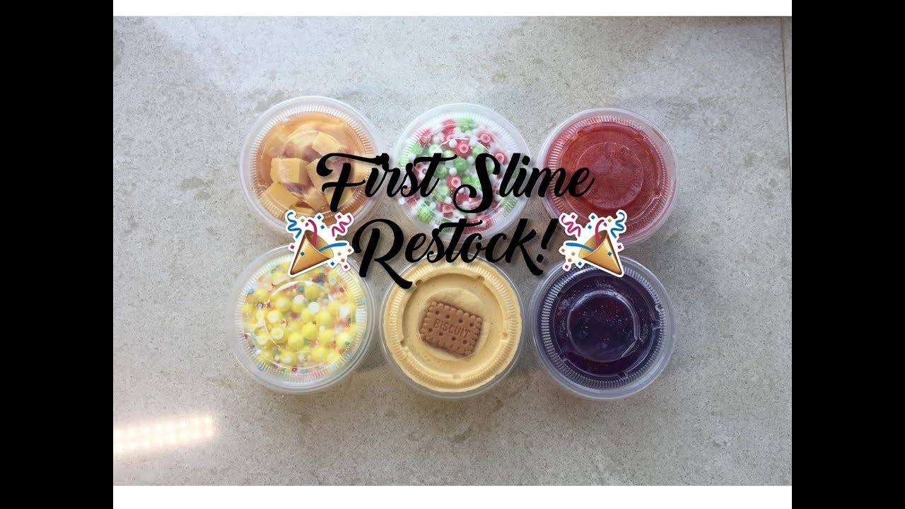 FIRST SLIME RESTOCK! SLIMEYMAYO ETSY SHOP!