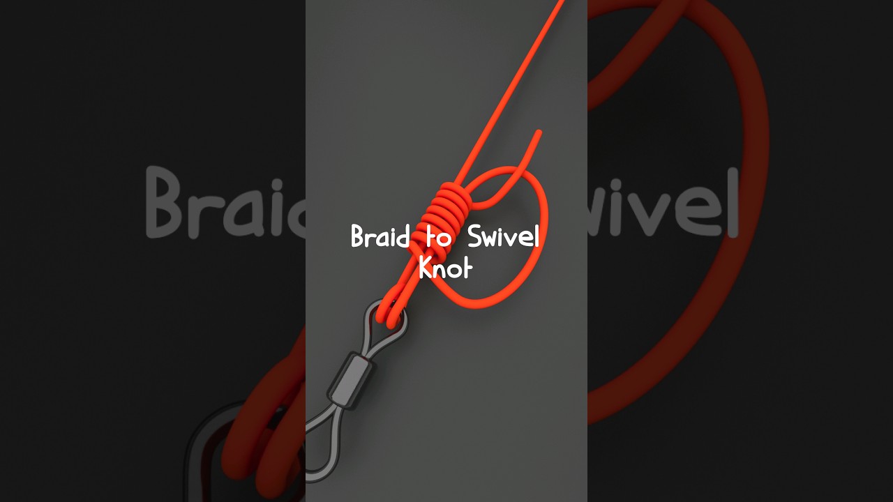 Braid to Swivel Knot #shorts