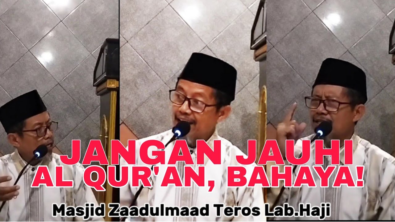 BAHAYA MENJAUHI AL QUR'AN #quran #motivasi 