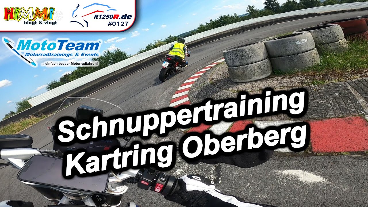 Mit der BMW R1250R auf der Kartbahn | #motovlog 127 | Kartring Oberberg @MotoTeam_eu