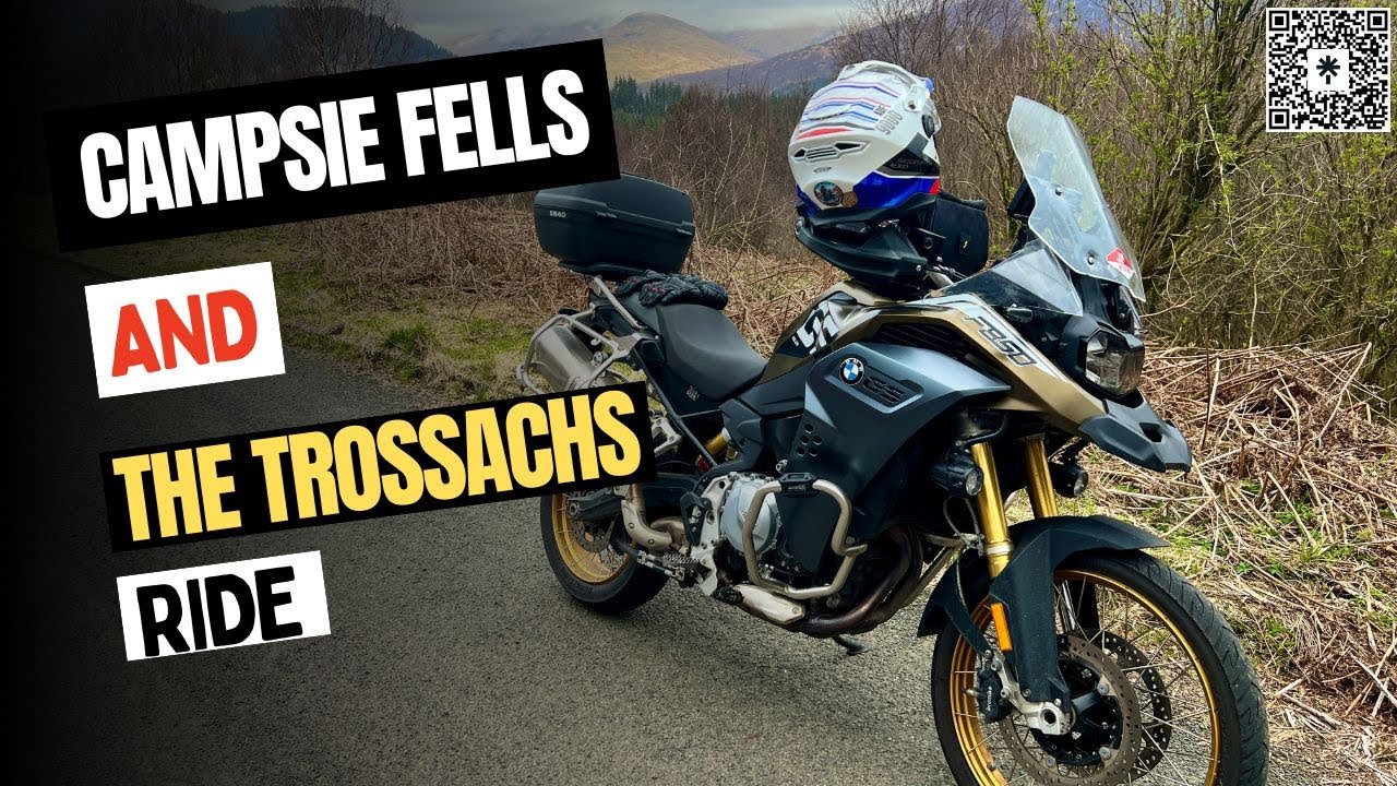 Campsie Fells and the Trossachs Ride #bmwmotorrad #dji #insta360
