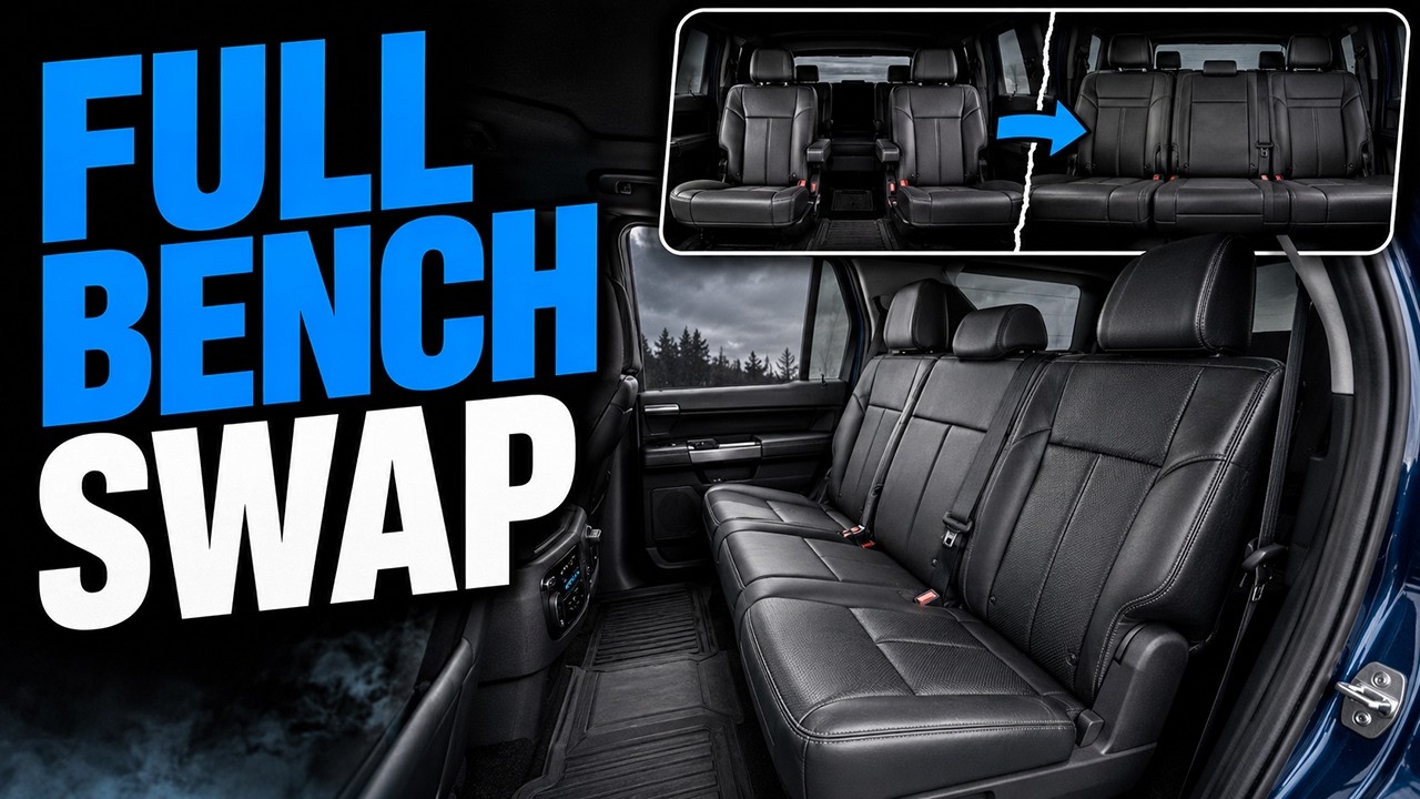 Going from captain chairs to full bench in 2018-24 Ford Expedition