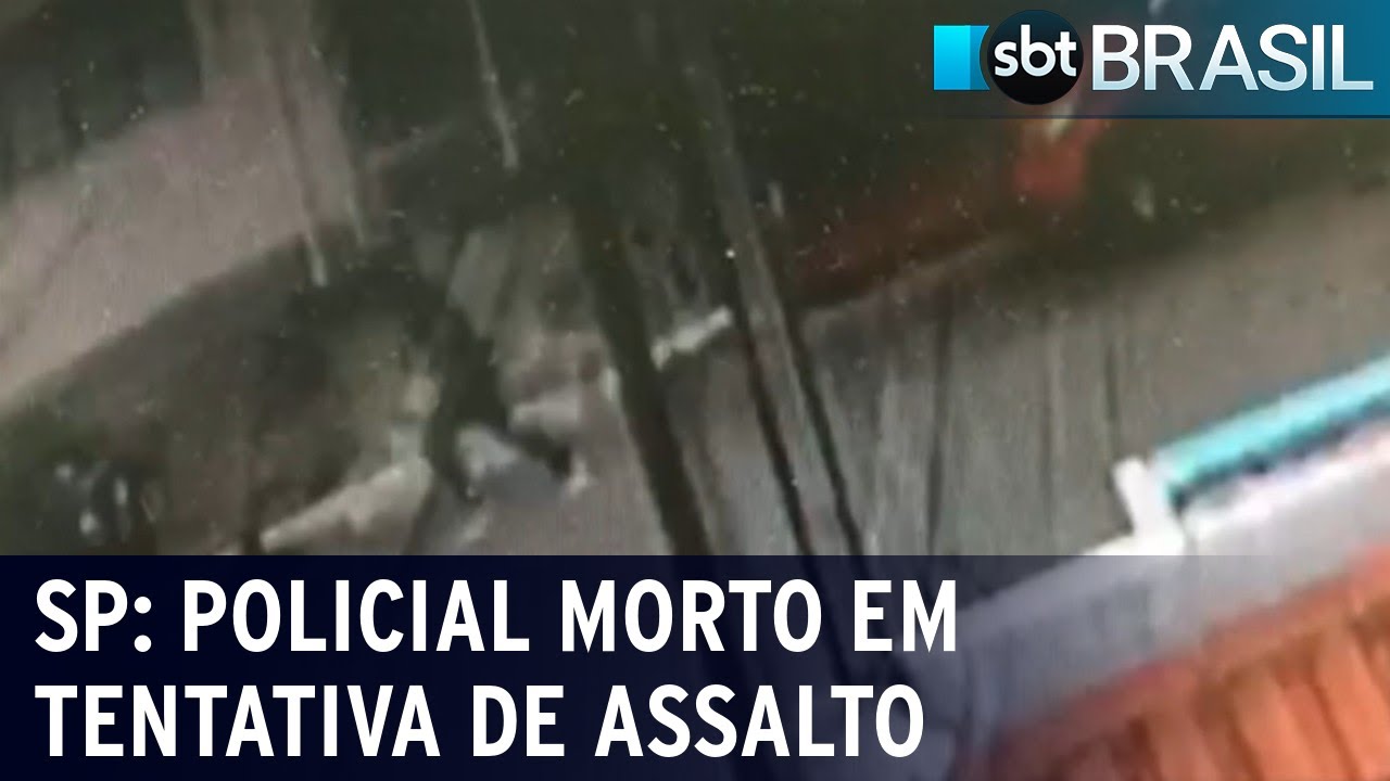 Policial Civil é morto em tentativa de assalto em São Paulo | SBT Brasil (26/10/20)