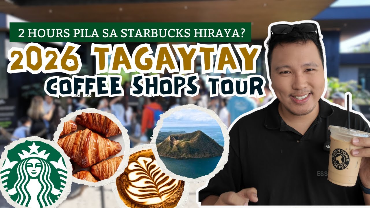 TAGAYTAY CAFES 2026 | 2 HOURS Pila sa Starbucks Hiraya?! KALOKA! So I Tried These Cafes 😭