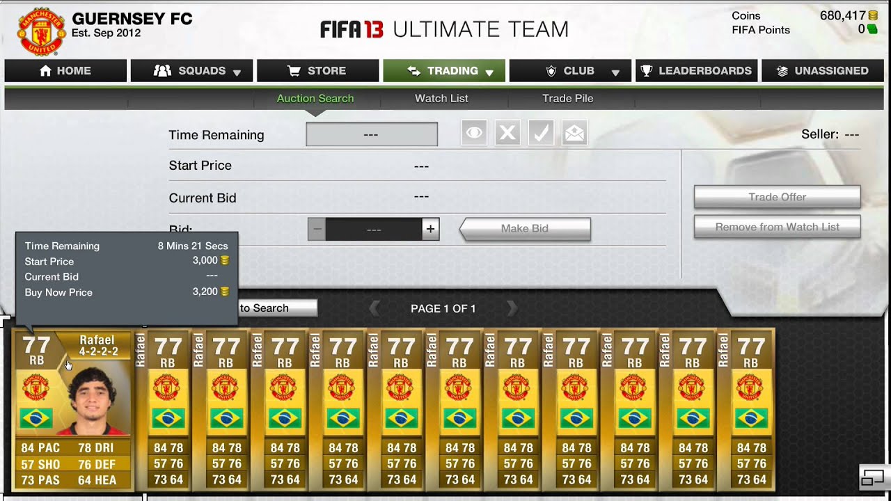 FIFA 13 Trading tips Simplest method