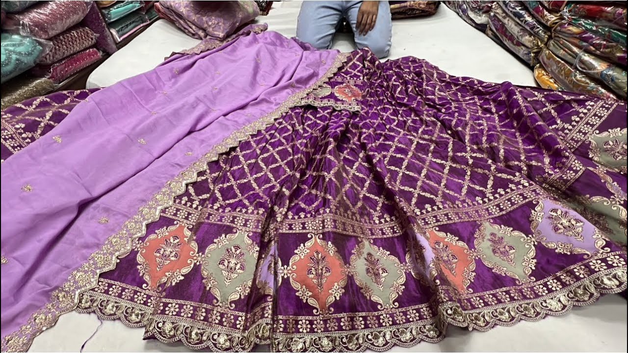 Chickpet Bangalore wholesale designer Lehangas||||Single piece courier available  