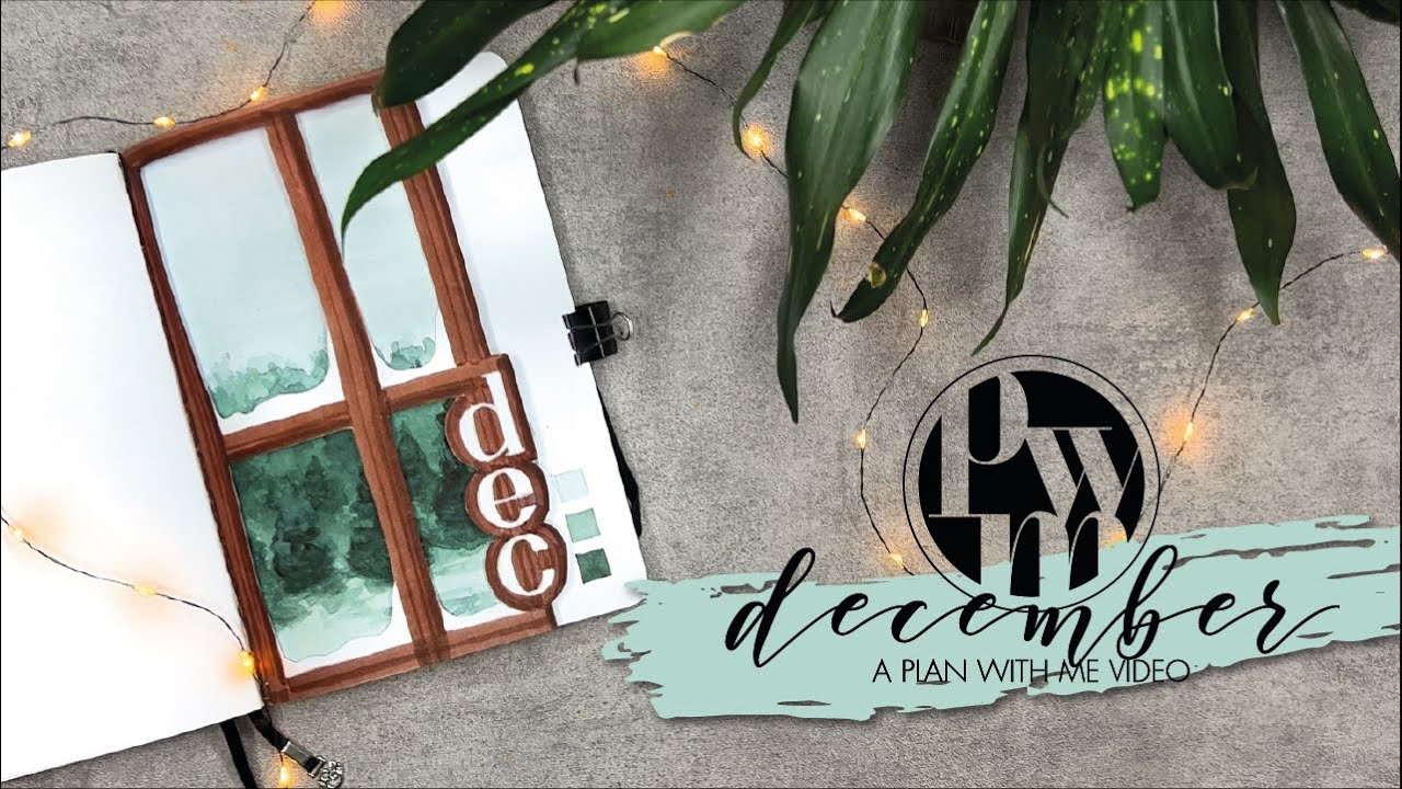 Plan With Me || Evergreen Forest || December 2022 || Bullet Journal Setup