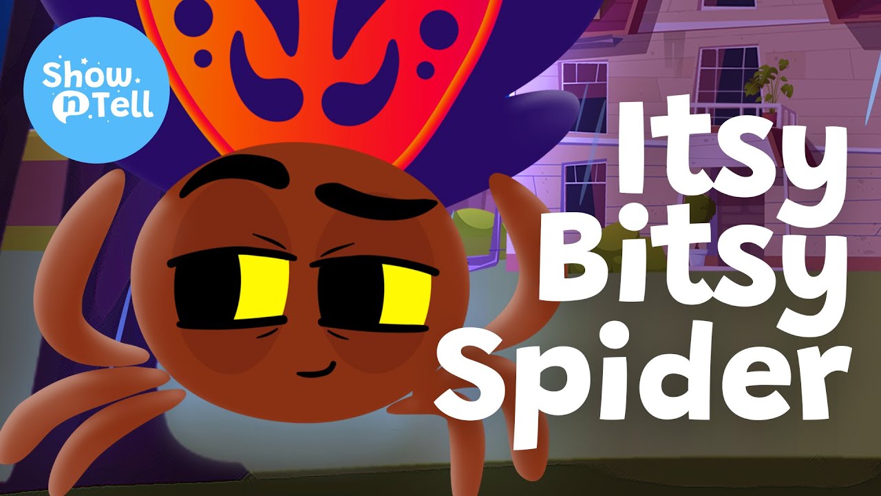 The Itsy Bitsy Spider Climbs Again - Educational Music for Kids | Show N' Tell