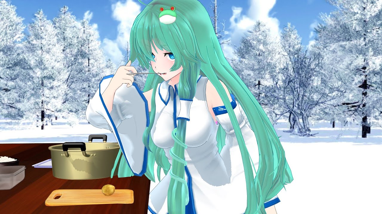 【東方MMD】アジア人の学校給食の詰め方