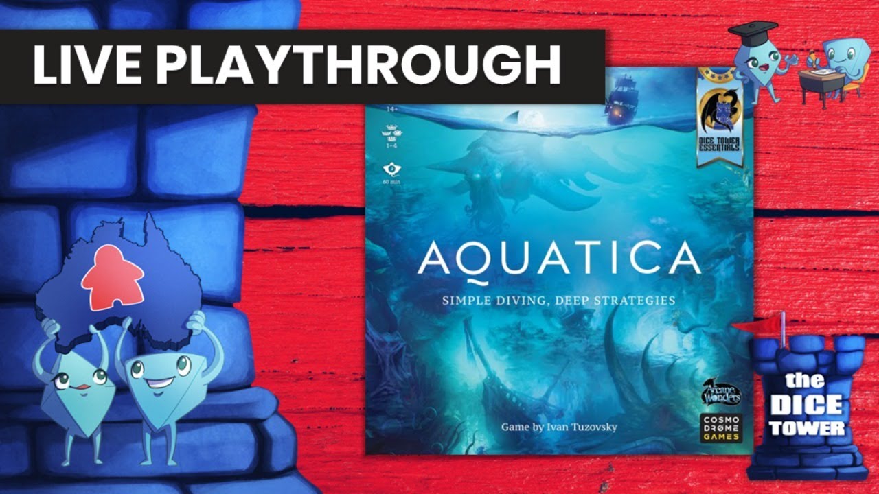 Aquatica Board Game - LIVE Playthrough