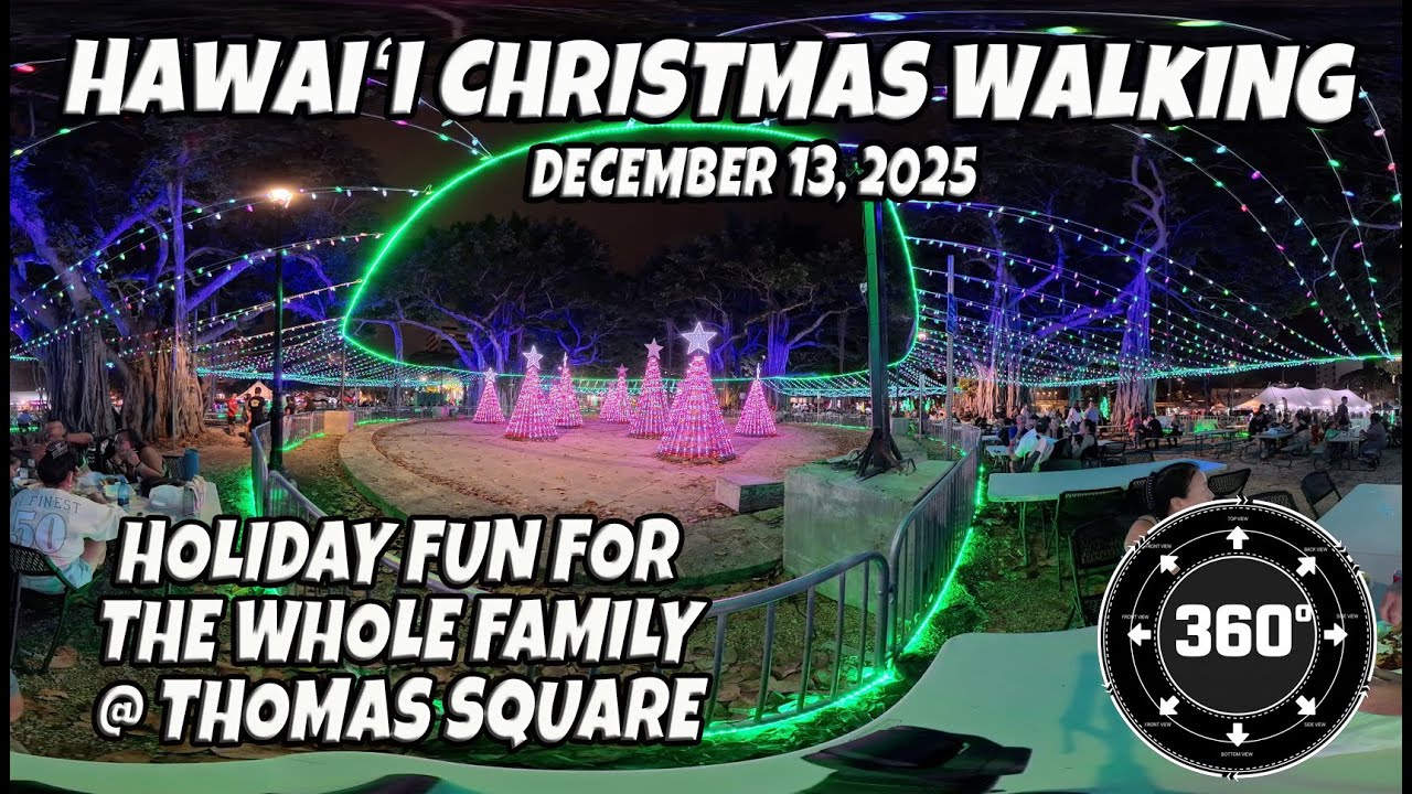 Virtual 360° Holiday Lights Festival Walk – Thomas Square (Dec 13, 2025)