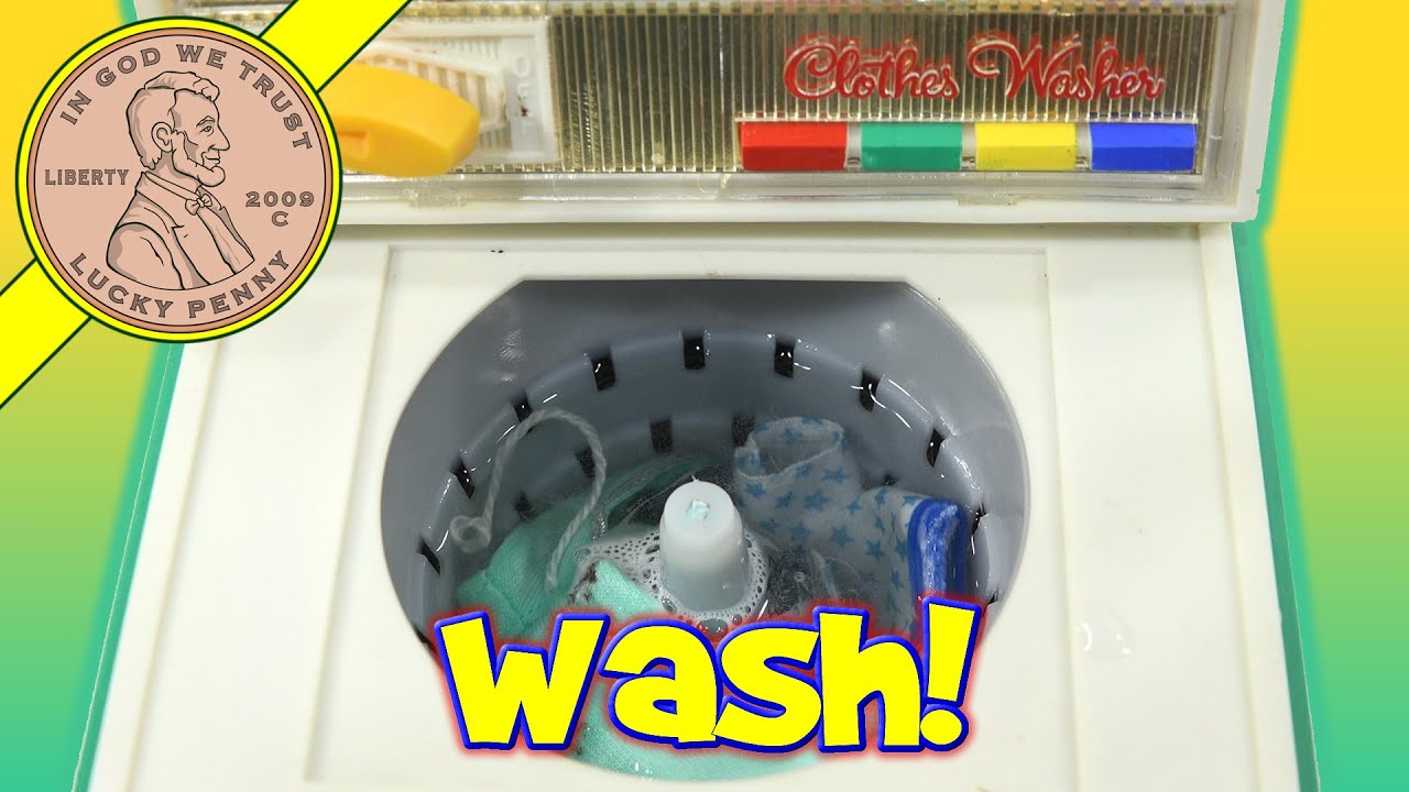 Suzy Homemaker Miniature Washing Machine - Wash Doll Clothes