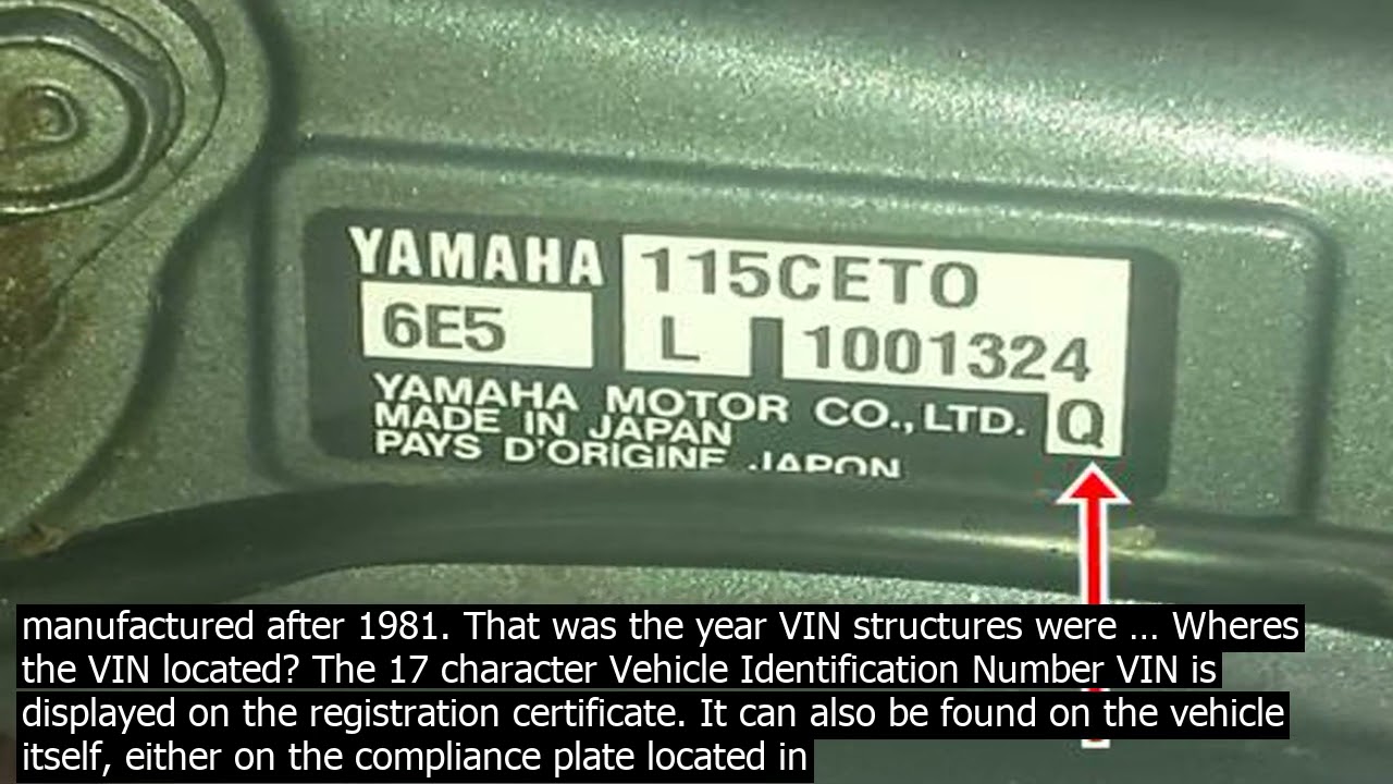 Nissan vin number check australia map where to find the vehicle identification tag