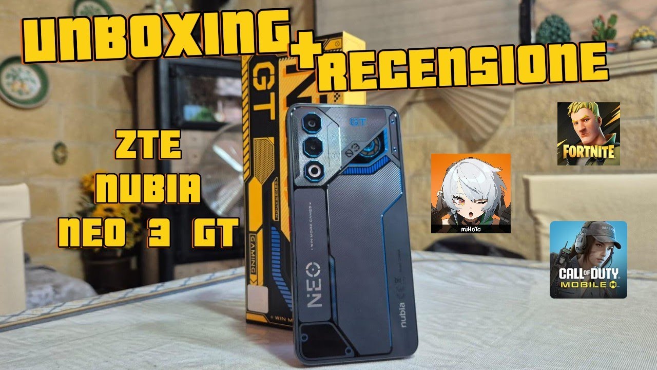 UNBOXING + RECENSIONE ZTE NUBIA NEO 3 GT il miglior telefono da gaming prezzo budget
