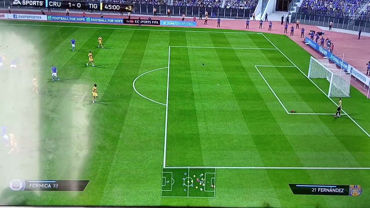 Cruz Azul 2×1 Tigres J.13 Apertura 97 FIFA 14 PS4