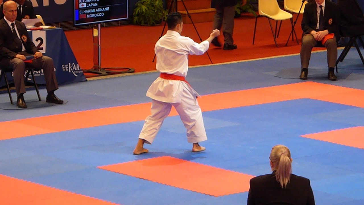 Karate 1 Paris 2016 kata male, JPN Kyuna - Pachu