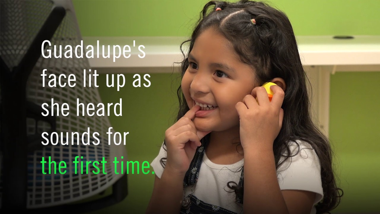 Cochlear Implants at Nemours—A child hears for the first time.