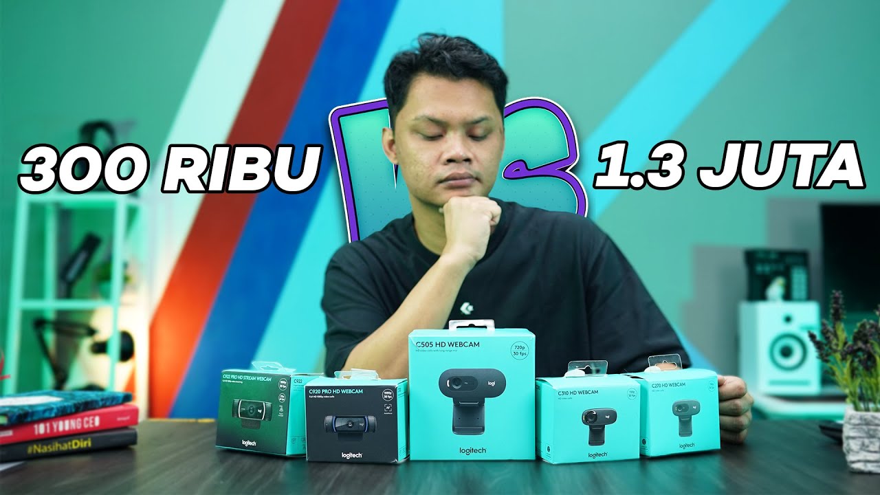 Webcam Logitech dari yang Murah sampai yang Mahal | Apa Bedanya ??