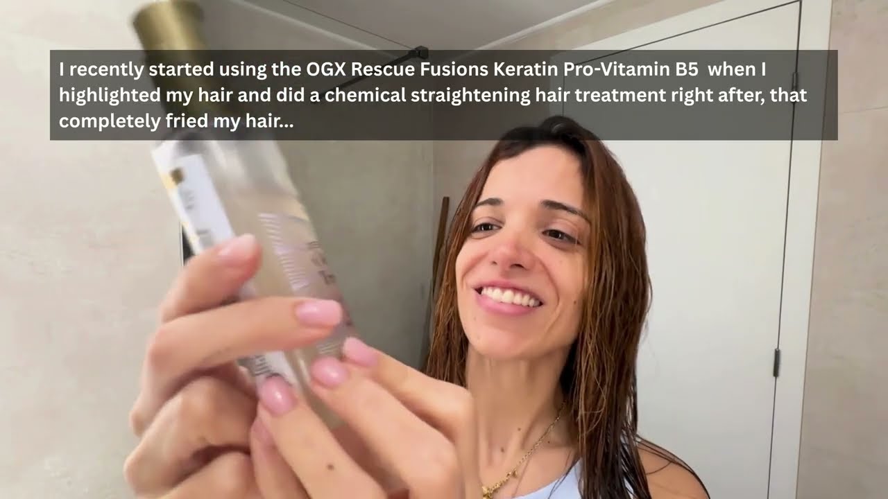 This overnight treatment for damaged hair is amazing!