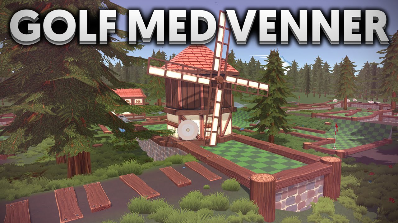 Golf med venner - "MANGE VENNER!"