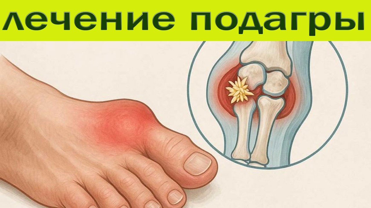 Как лечить подагру без лекарств и быстро снизить мочевую кислоту.