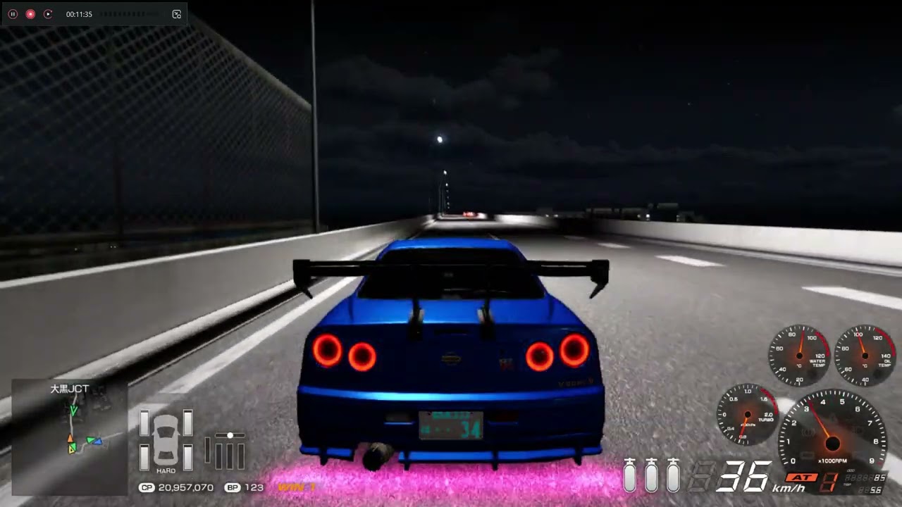 【首都高バトル】首都高バトル走ってみた【GTRーR34】スカイライン速いぞ～