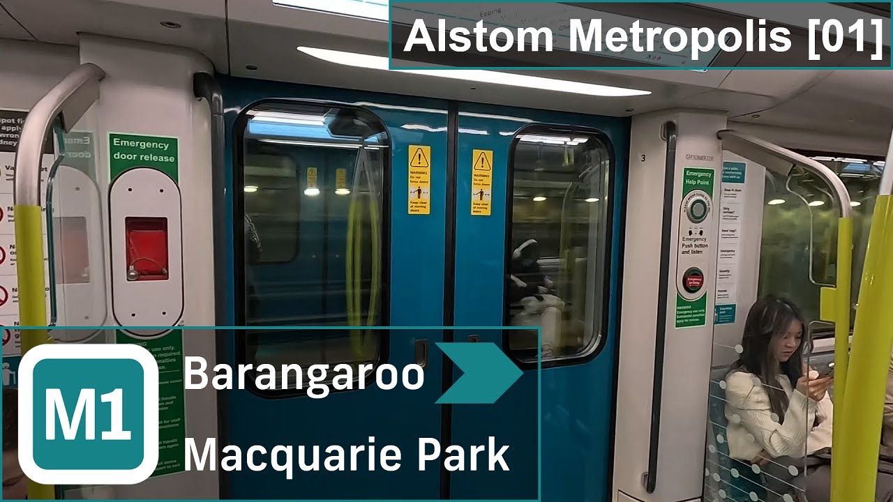 MTS Alstom Metropolis [01]: Barangaroo → Macquarie Park