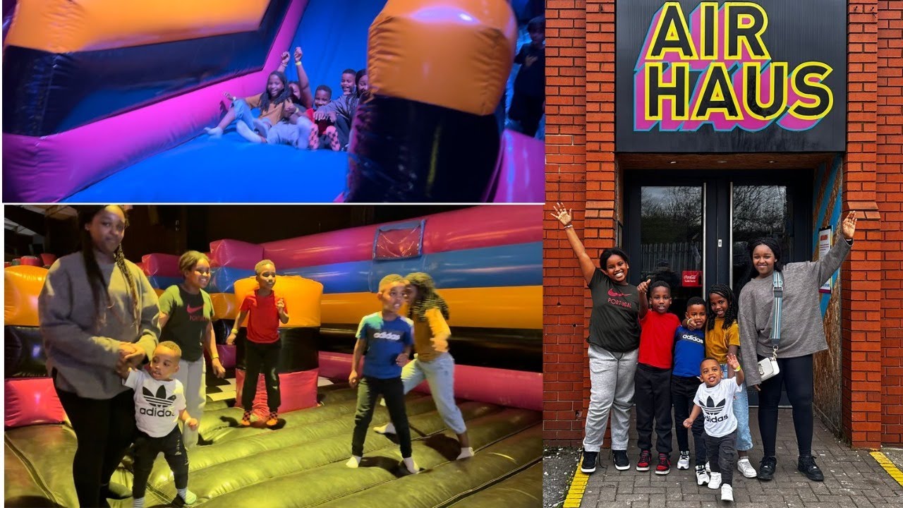 what a day at Air Haus Sheffield Indoor kids playing ground.