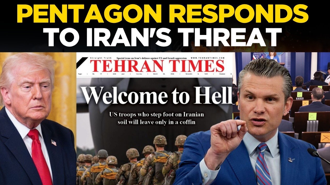 LIVE: Pentagon Issues Strong Response to Iranian Warning on Possible US Ground Operation | Watch