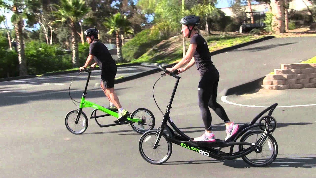 Taking an ElliptiGO Elliptical Bike for a Test Ride