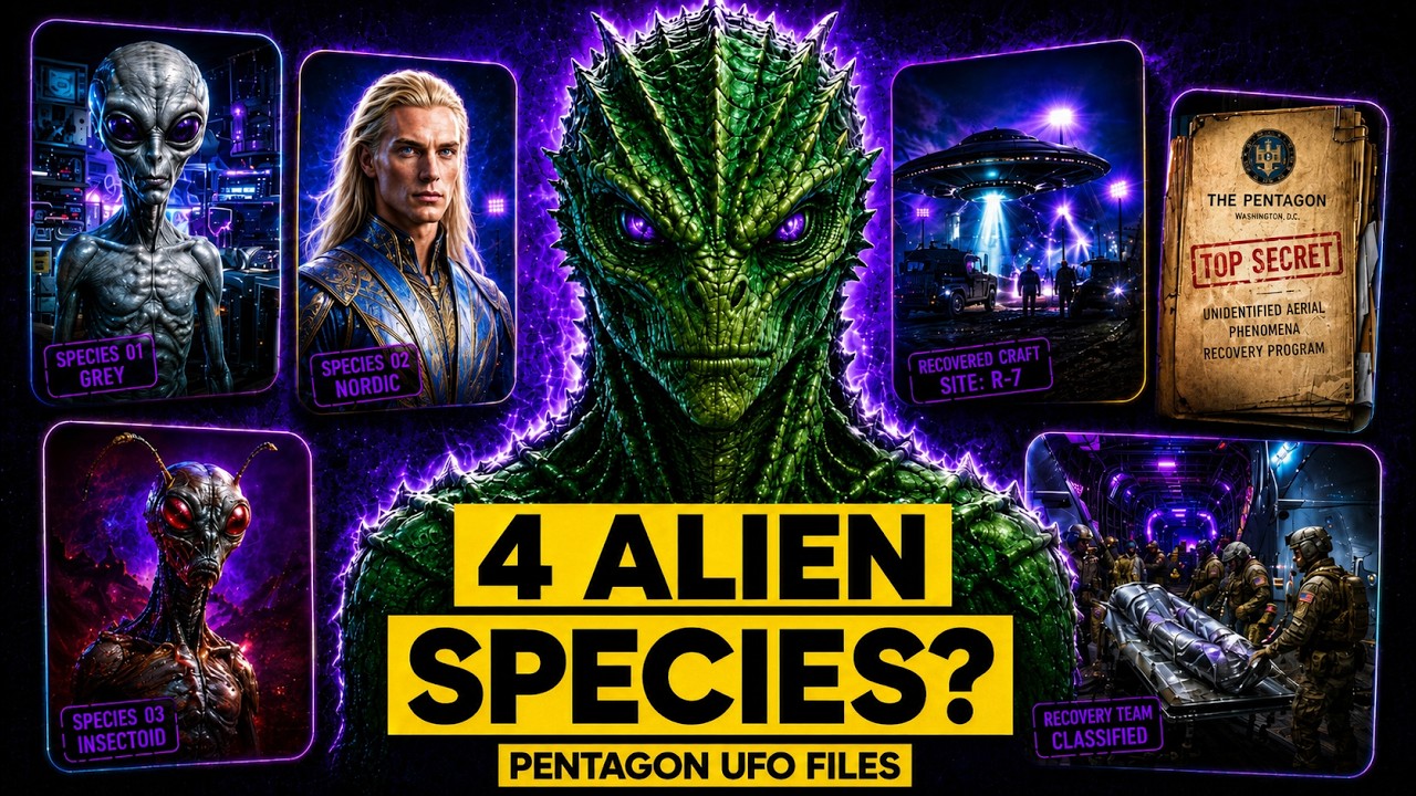 4 Alien Species Allegedly Recovered by the U.S. | Pentagon UFO Files Explained