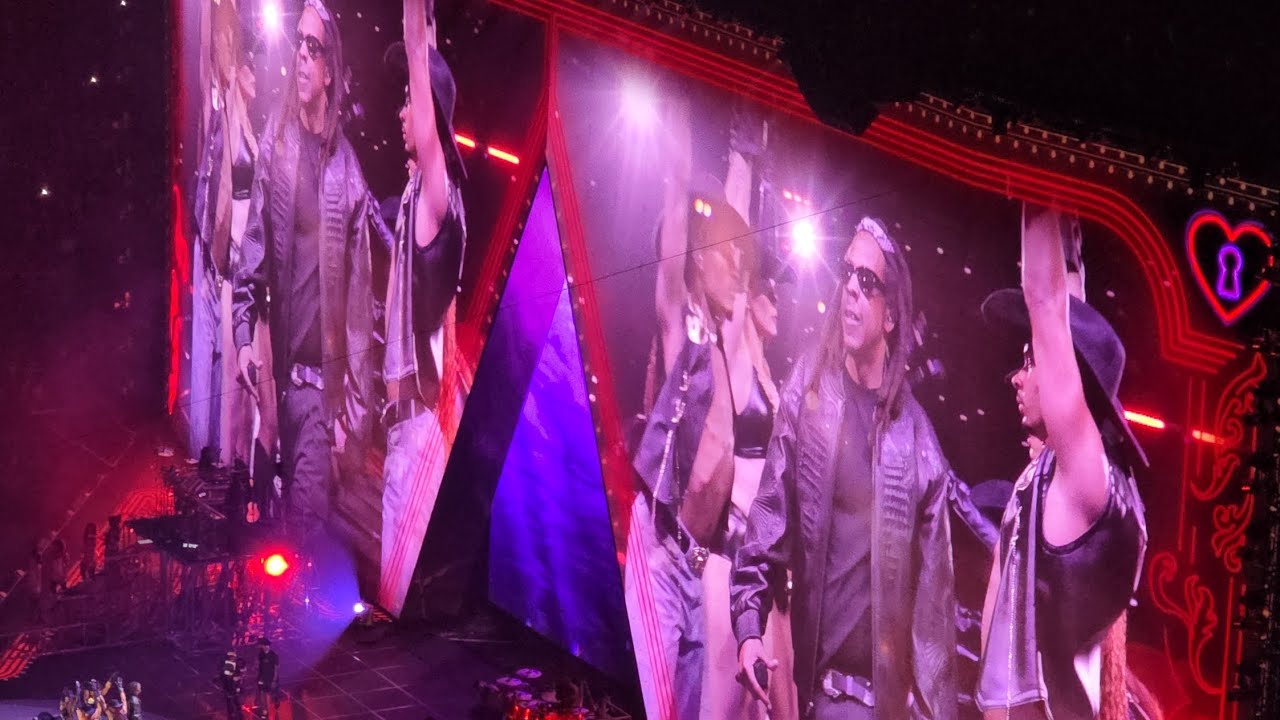 #TheMicIsOn Beyonce brought out Jay-Z for #CowboyCarterTour ATL Night 3