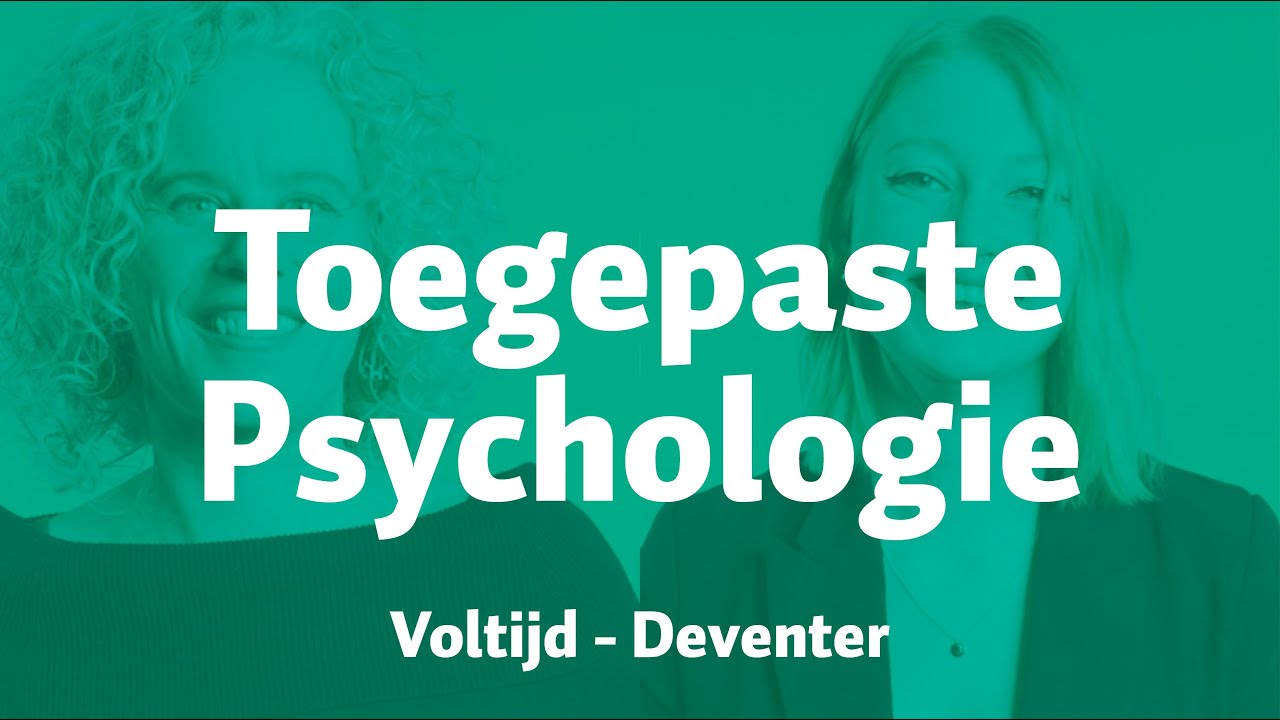 Toegepaste Psychologie | Hogeschool Saxion