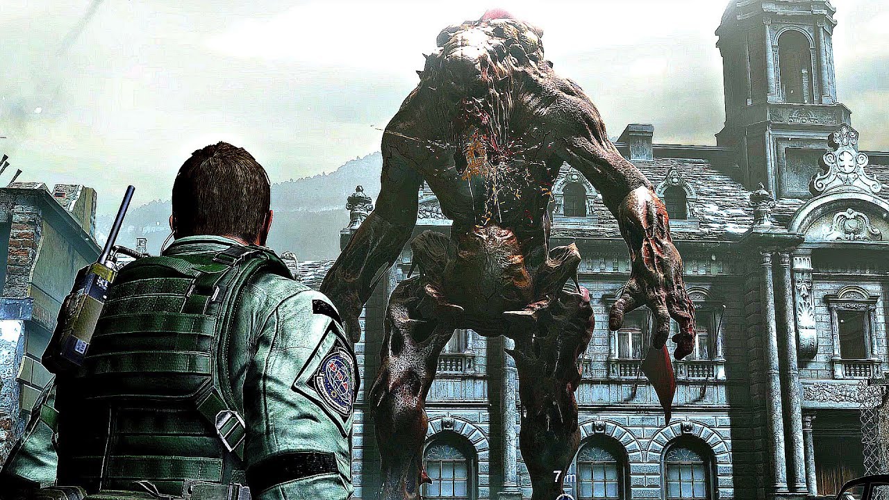 Resident Evil 6 - Ogroman Boss Fight (4K 60FPS)