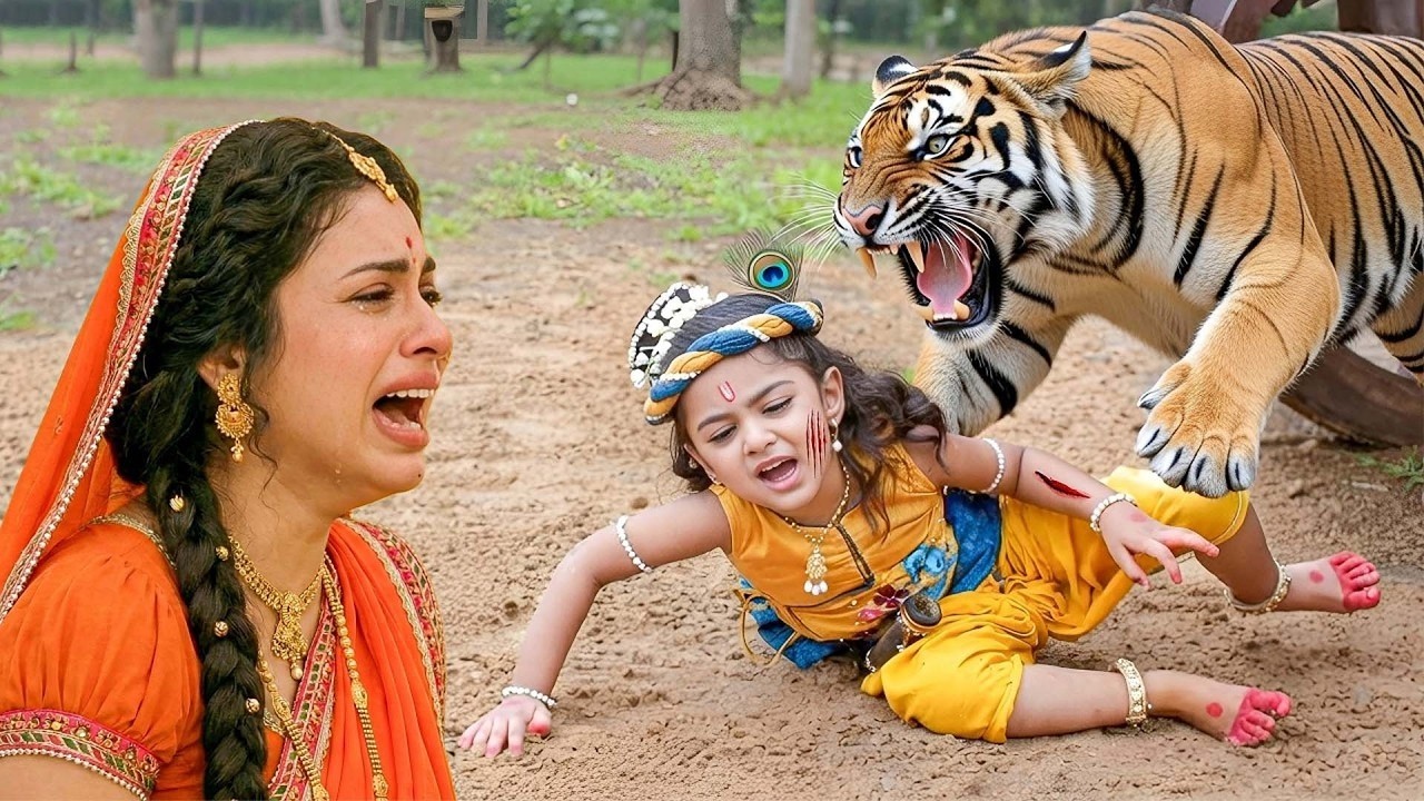 कान्हा के प्राणों को ख़तरे में देखकर मैया का रो-रो कर हुआ बुरा हाल || Yashomati Maiya Ke Nandlala