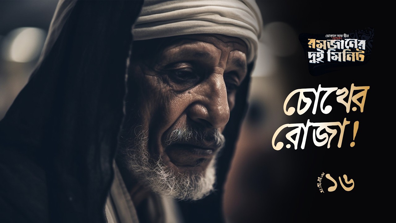 চোখের রোজা | ২ মিনিটের ইসলামিক রিমাইন্ডার | Day 16