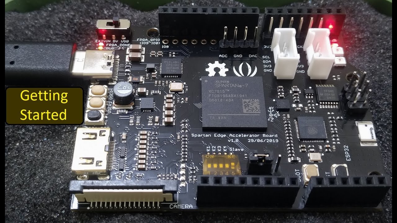Spartan 7 Seeed Studio SEA board getting started example