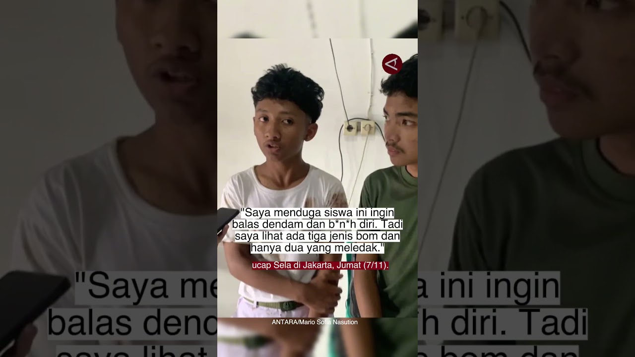 Kesaksian siswa dalam ledakan SMAN 72 Jakarta