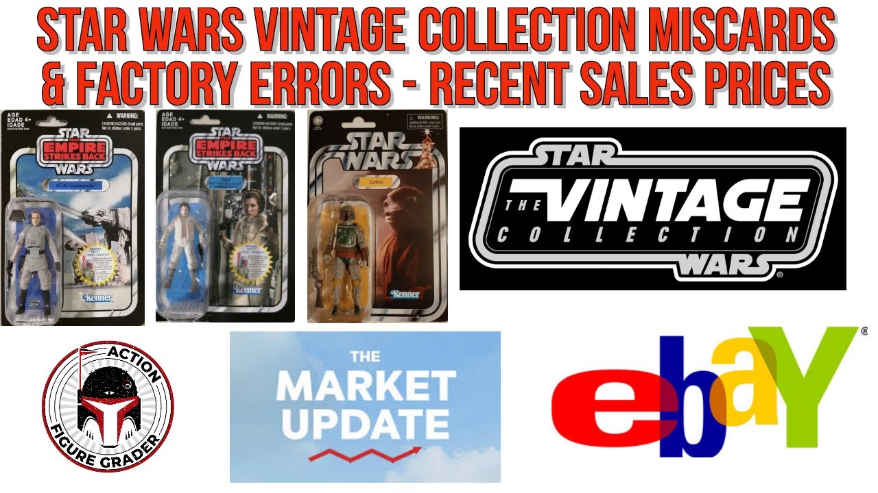 Star Wars Vintage Collection Miscards and Factory Errors | Recent Sales Prices | Fakes?