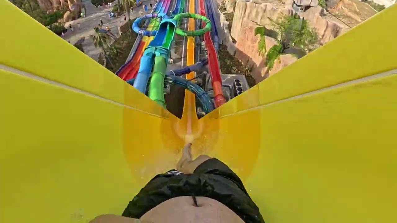SUNSET DROP (Onride) The Land of Legends / NEW 2026 (4K) 