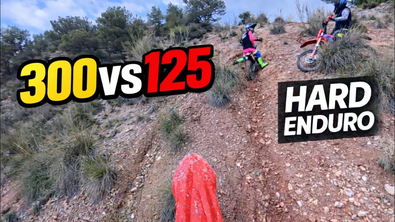 Hard enduro entrenamiento  300vs125 🔥a full gas ✊🏻 (Antoniosamuel23)