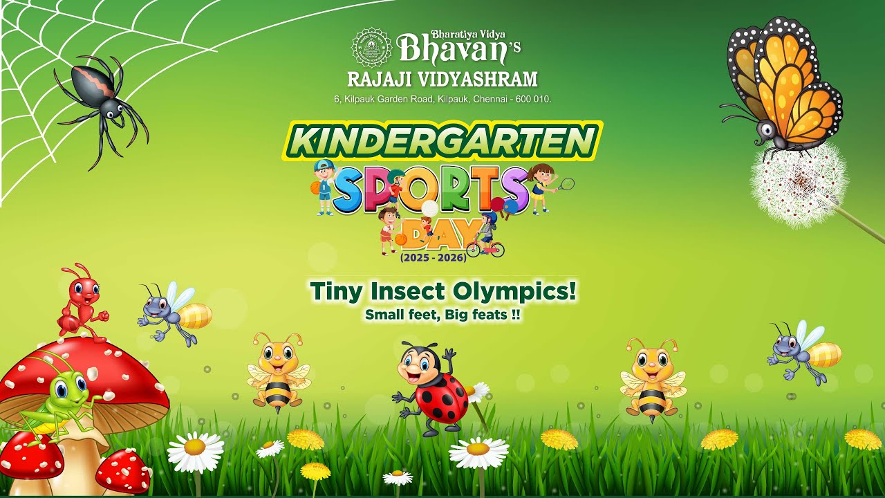 TINY INSECT OLYMPICS - KG SPORTS DAY