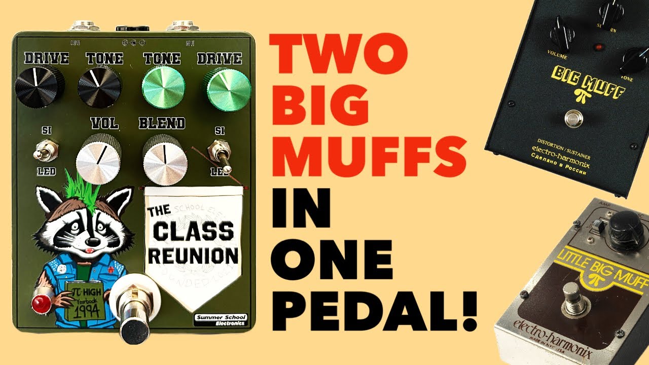 Playing Every Summer School Pedal (Trash Panda Modded Big Muff, Snow Day Delay, & New Class Reunion)