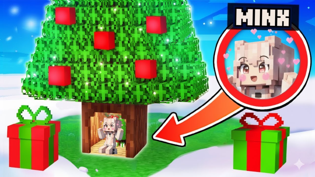 Rage I Minx Istražuju Novogodisnje Selo u Minecraftu 🎄