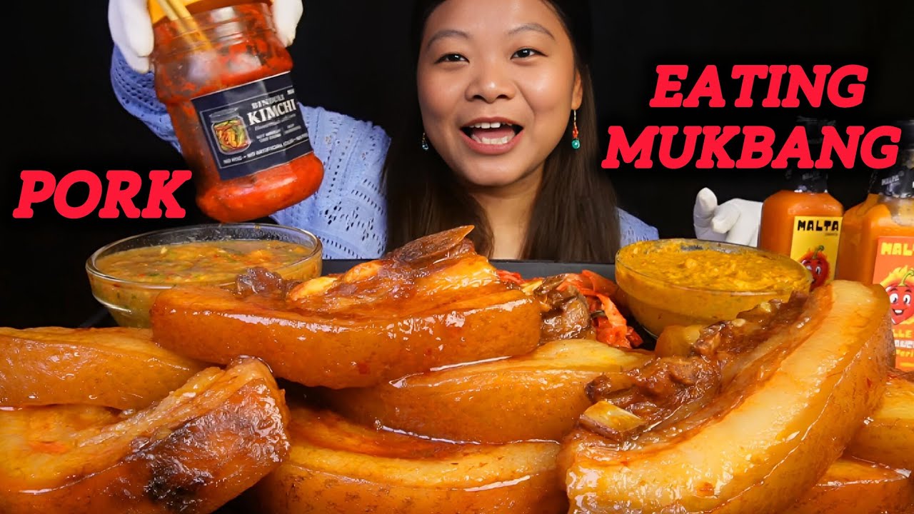 ASMR Eating Spicy🔥🥵 kimchi With Fatty Pork Eating Challenge ll Mukbang Spicy Food eating challenge 