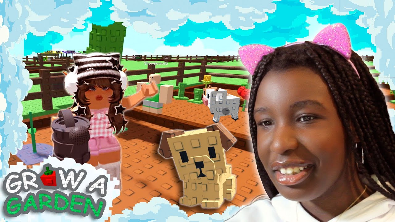 Playing Grow a Garden for the first time Roblox